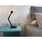 Studio Cheha Ziggi LED Table Lamp | Iron/Birch Ch-Ziggi-Bk