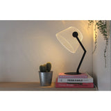 Studio Cheha Ziggi LED Table Lamp | Iron/Birch Ch-Ziggi-Bk