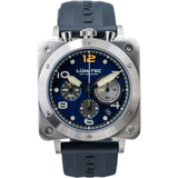 Lum-Tec Bull42 A25 Chronograph Watch | Black Rubber Strap