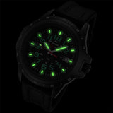 Armourlite ColorBurst Shatterproof Men's Watch Black-Green | Leather AL223