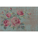 Gan Canevas Flowers Naturales Rug | Dark Gray 02CN21202CL76