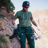 Topo Designs Men's Map Tee Shirt | Olive