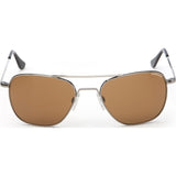 Randolph Engineering Aviator Gunmetal Sunglasses | Tan Glass Bayonet