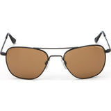 Randolph Engineering Aviator Matte Black Sunglasses | Tan Skull
