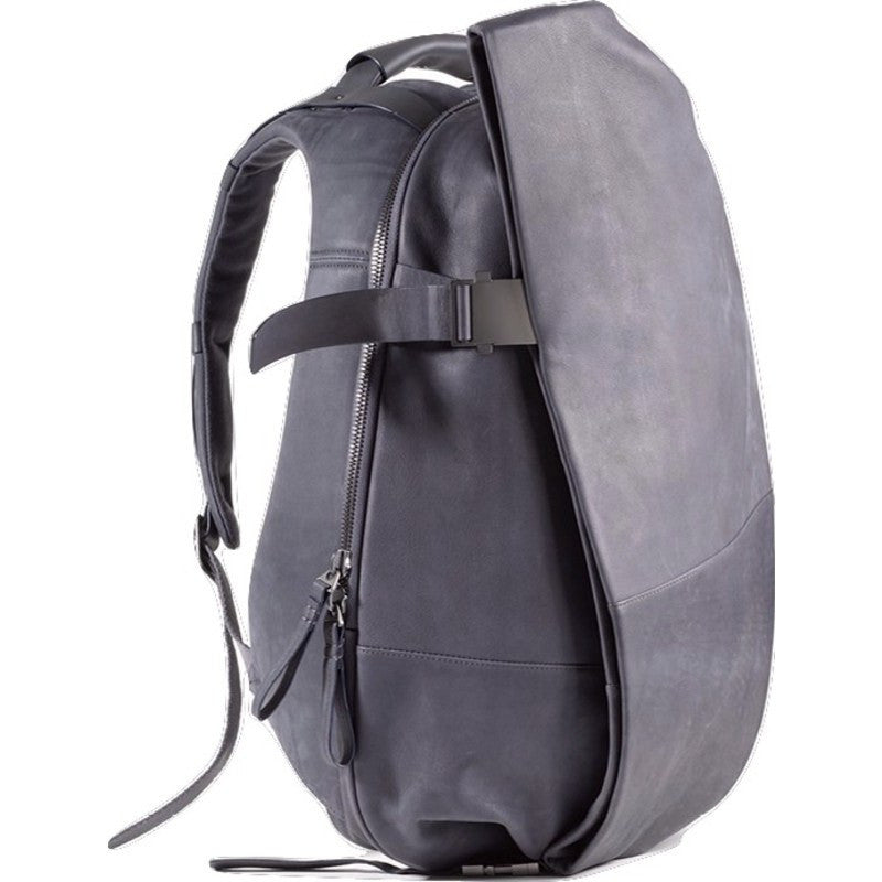 Cote&Ciel Isar Medium Alias Cowhide Leather Backpack Graphite