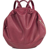 Cote&Ciel Moselle Alias Cowhide Leather Backpack | Garnet Red 28393