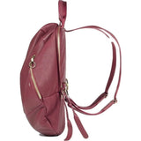 Cote&Ciel Moselle Alias Cowhide Leather Backpack | Garnet Red 28393