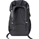 Cote et Ciel Nile Alias Split Cowhide Leather Backpack | Agate Black/Charcoal Canvas 28417