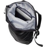 Cote et Ciel Nile Alias Split Cowhide Leather Backpack | Agate Black/Charcoal Canvas 28417