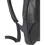Cote et Ciel Nile Alias Split Cowhide Leather Backpack | Agate Black/Charcoal Canvas 28417