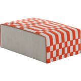 Gan Bandas Big Pouf Ottoman B | Orange 02EB336B1URA5