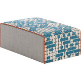 Gan Bandas Big Pouf Ottoman C | Turquoise 02EB337B1URA4