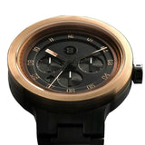 Minus-8 Layer 24 Gold/Black Automatic Watch | Steel P024-004-BG-ML