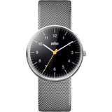 Braun BN21 Black Automatic Men's Watch | Stainless Steel Mesh