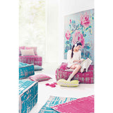 Gan Canevas Flowers Naturales Rug | Dark Gray 02CN21202CL76