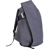 Cote et Ciel Isar Large Raw Canvas Backpack | Anthracite Blue