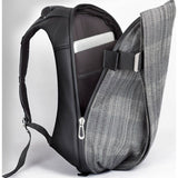 Cote et Ciel Isar Herringbone Weave Laptop Backpack | Concrete Herringbone 28336