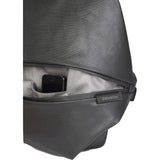 Cote et Ciel Meuse Coated Canvas Backpack | Black