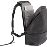 Cote et Ciel Meuse Coated Canvas Backpack | Black