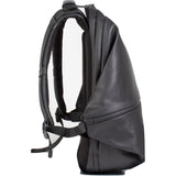 Cote et Ciel Meuse Coated Canvas Backpack | Black
