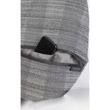 Cote et Ciel Meuse Herringbone Weave Backpack | Concrete