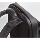 Cote et Ciel Rhine Coated Canvas Backpack | Black 28332