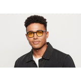 Baxter Blue Clark Sleep Blue Light Glasses | Gloss Black