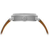 Tsovet SVT-CN38 Swiss Quartz Silver & White Watch | Rouille Leather