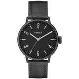 Tsovet SVT-CN38 Matte Black Watch | Black Leather CN331010-01