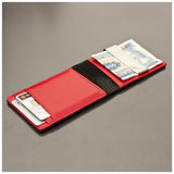 Orchill Concord Bi-Fold Money Clip Wallet | Black/Red