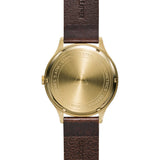 Cronometrics The Architect PVD Gold Watch | Dark Brown Italian Leather CM01WL17