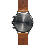 Cronometrics The Engineer PVD Gunmetal Watch | Brown Italian Leather CM02WL21