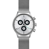 Cronometrics The Engineer Brushed Steel Watch | Stainless Steel Milanese CM02WS12