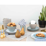 Zestt Sculptured Dishware Salad Plate Set of 4 | Lakeview