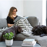 in2green Reversible Wool Small Cross Blanket Eco Throw