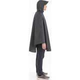 Cleverhood Cleverzipster Rain Cape | Electric Graphite