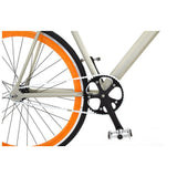 Sole Bicycles El Tigre Fixed Single Speed Bike | Matte Grey Frame/Orange Rims Sole 041-59