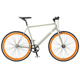 Sole Bicycles El Tigre Fixed Single Speed Bike | Matte Grey Frame/Orange Rims Sole 041-59
