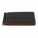 Orchill Captain Money Clip Wallet | Black/Orange