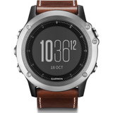 Garmin Fenix 3 Sapphire Multi-Sport GPS Watch | Silver/Leather