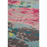 Gan Canevas Flowers Naturales Rug | Dark Gray 02CN21202CL76