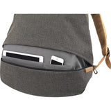 Cote et Ciel Meuse Twin Touch Grid Backpack | Juniper Green/Caramel