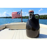Orange Vessel Co. Stoneware Growler 64 oz. | Gloss Black