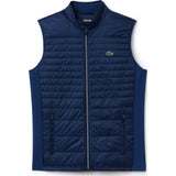Lacoste Men's Sport Water-Resistant Quilted Technical Golf Vest