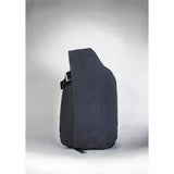 Cote et Ciel Isar Medium Raw Canvas Backpack | Anthracite Blue