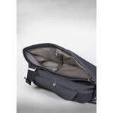 Cote et Ciel Isar Medium Raw Canvas Backpack | Anthracite Blue