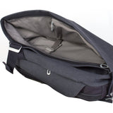 Cote et Ciel Isar Large Raw Canvas Backpack | Anthracite Blue