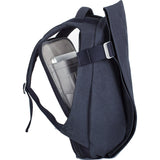 Cote et Ciel Isar Large Raw Canvas Backpack | Anthracite Blue