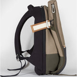 Cote et Ciel Isar Multi Touch Cargo Canvas Laptop Backpack | Taupe Grey 28381