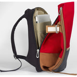 Cote et Ciel Isar Multi Touch Cargo Canvas Laptop Backpack | Ruby Red 28382